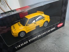 LANCIA DELTA HF INTEGRALE YELLOW GIALLA KYOSHO 08341Y 1/18