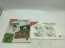 Canon AE-1 Instruction Manual Part I  II Owner's Manuals Only Good Condition