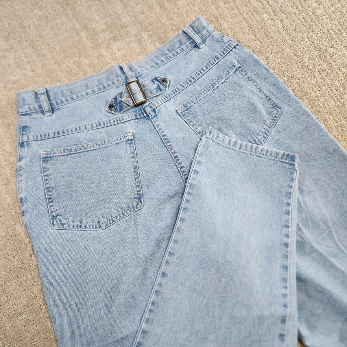 Jeans Femme Christopher & Banks Taille 16 - Léger, Avec Panneau Ventre, état Comme Neuf (EUC), Longueur 31"