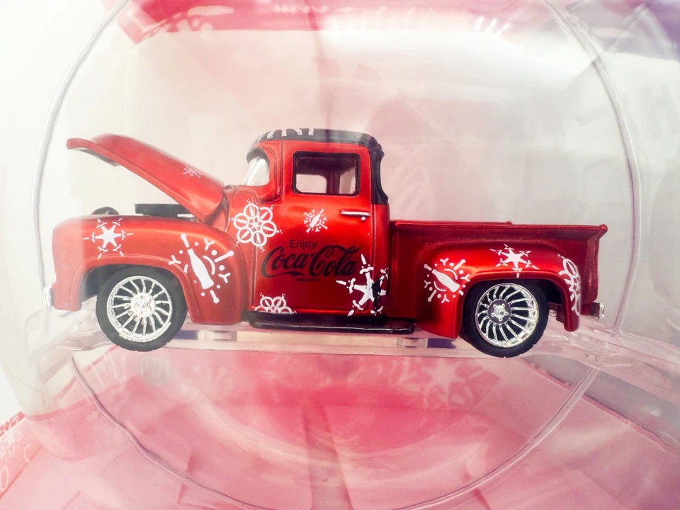 M2 Machines 2025 Coca Cola Christmas Ornament Set Of 8 Holiday Ford Chevy Buick - Image 3 of 4