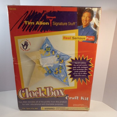 Tim Allen Signature Stuff Clock Box Craft Kit TAK103 New