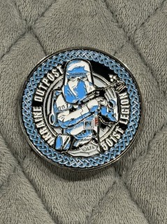 star wars 501st legion challenge Coin Ukraine Outpost V3 Silver