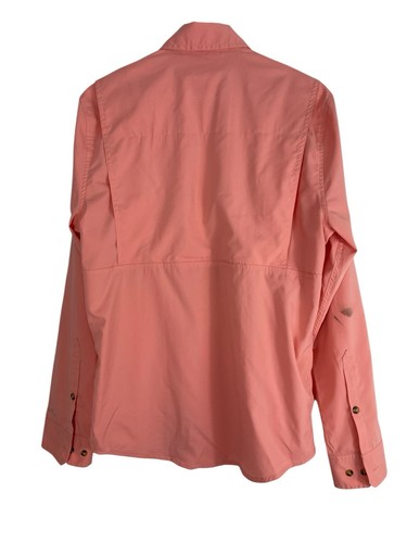 LL Bean Herren Angeln Hicking belüftetes Hemd Langarm rosa Größe Small - Bild 2 von 9