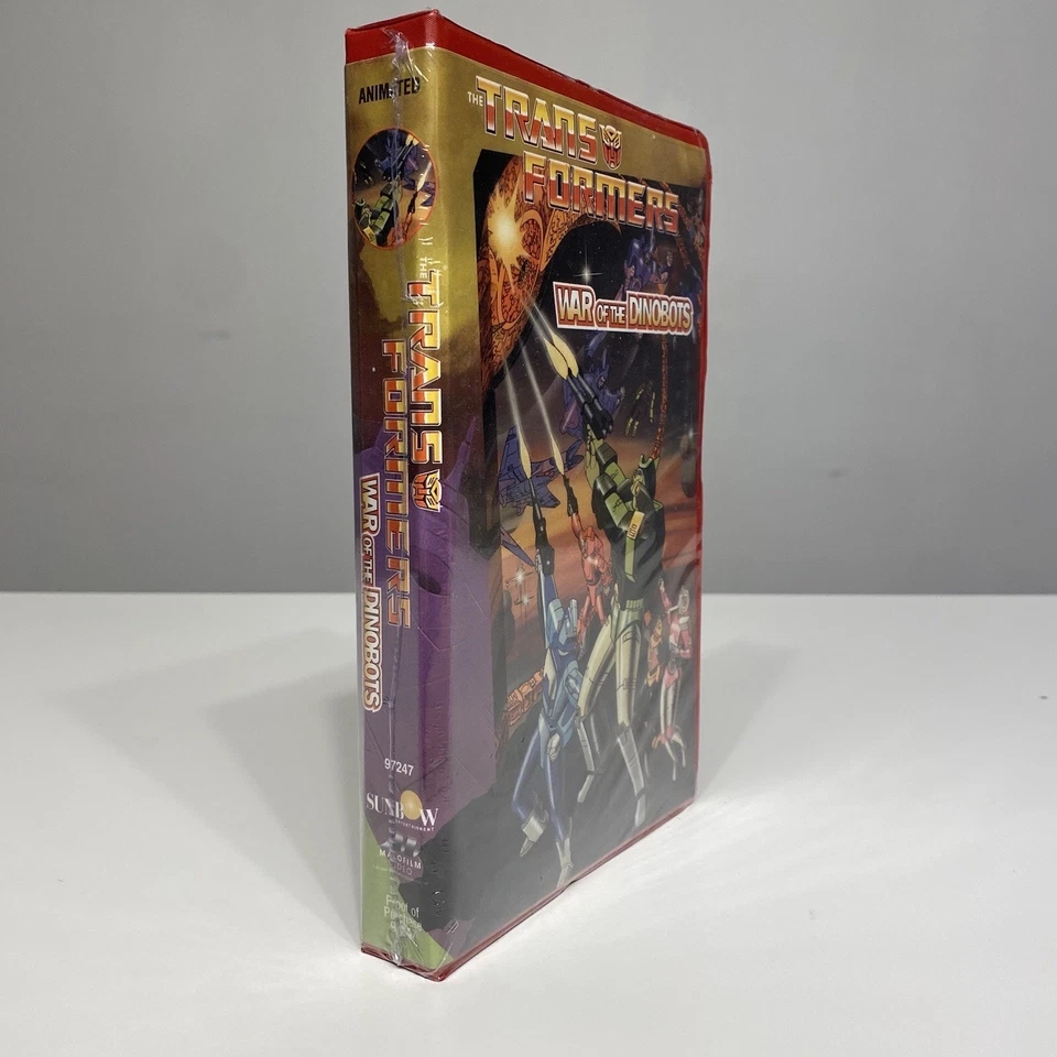 Transformers VHS War of the Dinobots Rare Vintage Animated Movie 1995 Sealed - Image 3 of 4