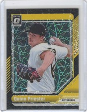 2024 Donruss #78 Quinn Priester Optic Black Velocity Prizms #/39