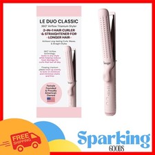 Professional 2-in-1 Hair Styler with Adjustable Temp & Cooling Air Vents - Blush