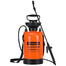 VIVOSUN 5L Pump Pressure Sprayer, Pressurized Lawn & Garden Water Sprayer