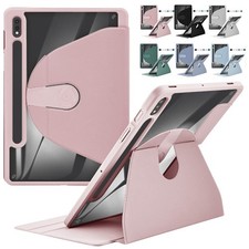 Case For Samsung Galaxy Tab S6 S7 S10 FE S8 S9 Plus Ultra Leather Rotate Cover