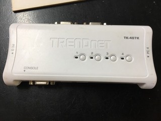 TRENDnet TK407K 4 Ports External USB KVM Switch. Used.