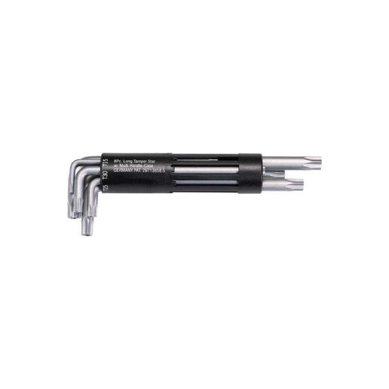 Clés torx longues KS TOOLS Classic coffret de 8 pièces mâles coudées 151.2200