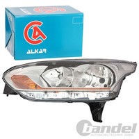 Alkar H15 H7 Scheinwerfer +LWR-MOTOR Chrom Rechts Passend FüR Ford Tourneo Trans