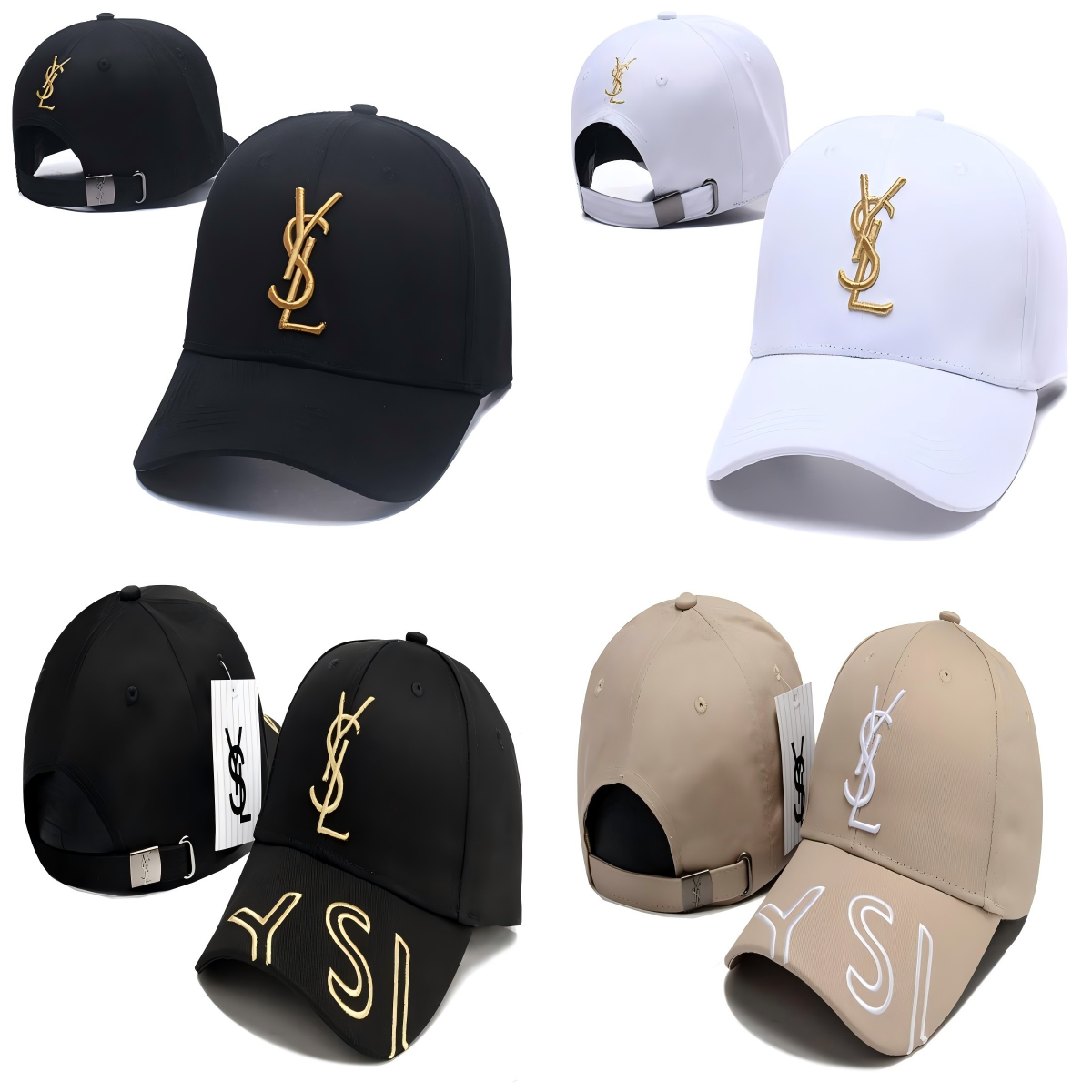 New Saint Laurent Unisex Adjustable Mesh Casual Baseball Cap Golf