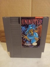 Nintendo NES UNINVITED Untested Kemco 1991 Authentic 3 Screw Game