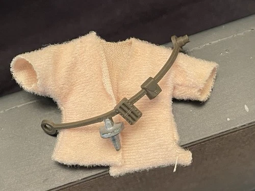 Vintage Star Wars 1980 Yoda COAT & V3 BELT Original Kenner Accessories NO REPRO