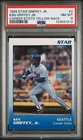 1989 Star KEN GRIFFEY JR. #2 Career Stats Yellow Back RC - PSA 8 NM-MINT
