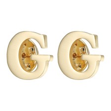 2Pcs Letter g Lapel Pins Initial Alphabet Lapel Collar Pins for Shirt Dress Gold
