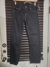 Athleta Frontier Jean Stretchy Slimfit Denim Jeans Darkwash Blue Womens Size 10