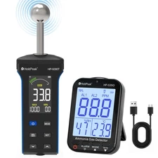 Ammonia Gas Detector 0-100ppm NH₃ Sensor & Non-Destructive Moisture Meter Kit US