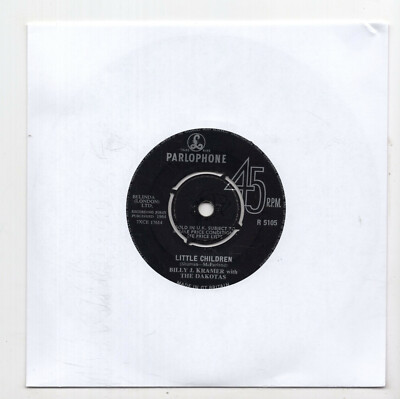 (E774) Billy J Kramer & The Dakotas, Little Children - 1964 - 7'' vinyl