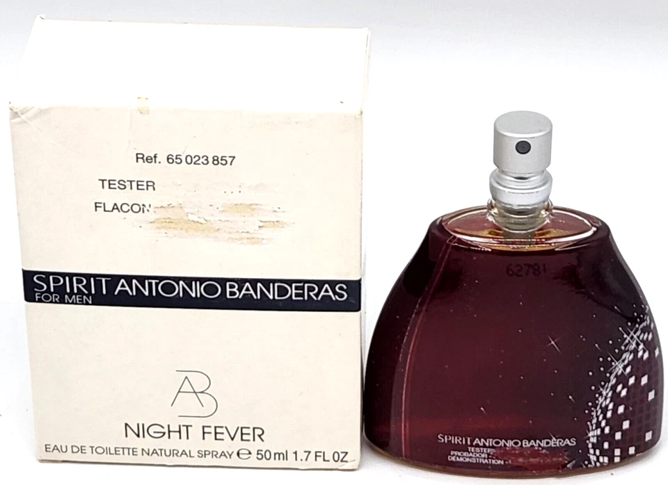 Antonio Banderas Spirit Night Fever For Men Eau de Toilette Spray 1.7 fl oz Foto 2 de 4