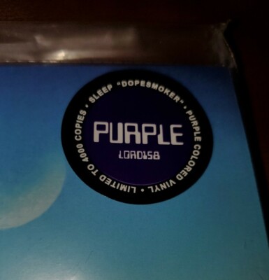 Sleep Dope Smoker Purple Vinyl southern lord 2012 Ltd to 4000