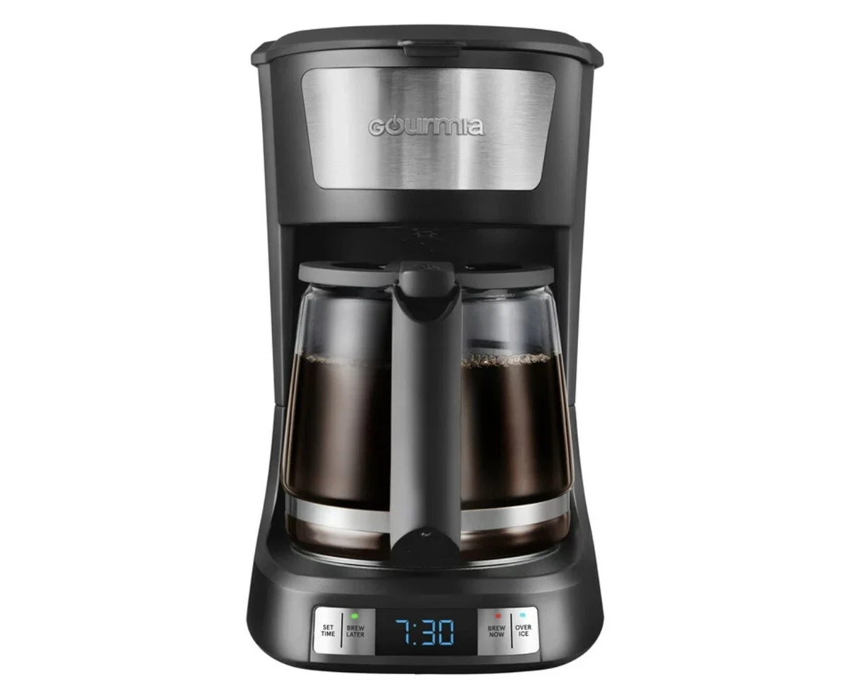 Coffee Machine, Gourmia GCM5100 One Touch Multi Capsule Coffee Machine,  Compatible With Nespresso and K-Cup Pods, Adjustable Temperature & Cup  Size, Digital Display, Demi Shot-Glass Tray