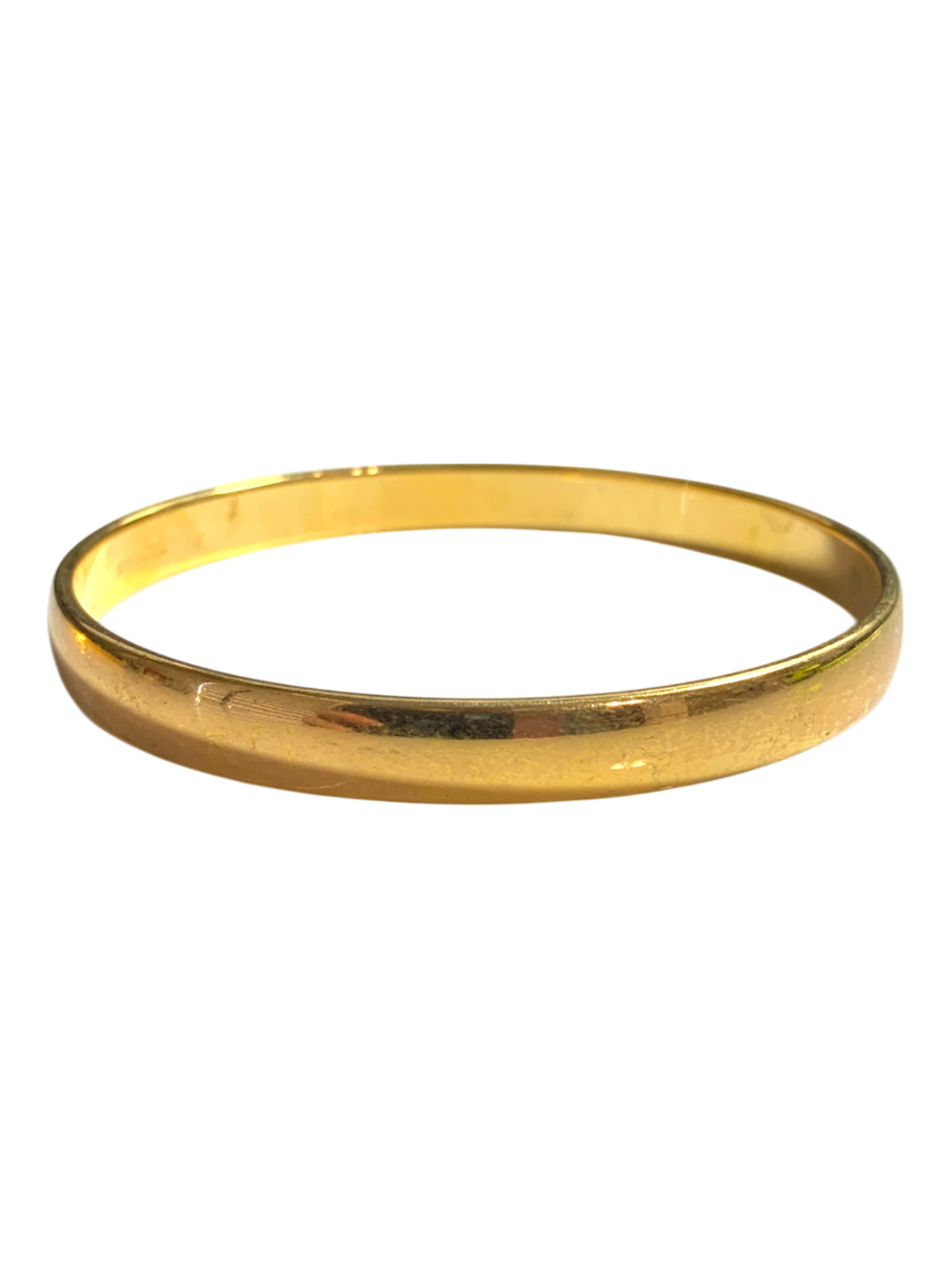 Monet Gold Stackable Bangles Polished & Etched Si… - image 7