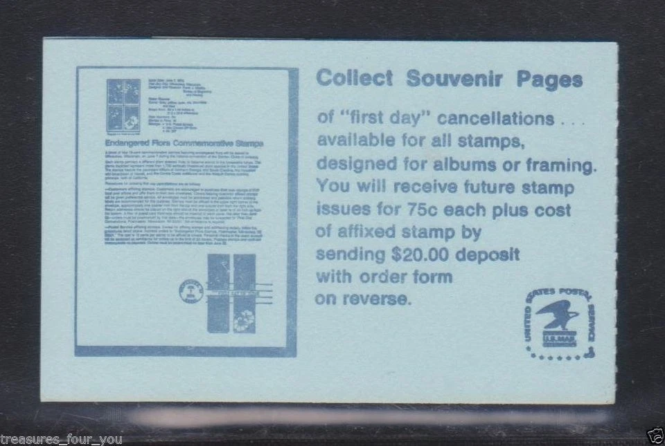 US #BK135 Booklet of 20 15c 1980 WINDMILLS Stamp - Unopened/Sealed - Image 2 of 2