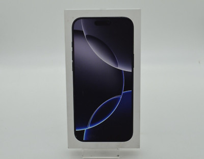 NEW SEALED *Apple iPhone 16 Pro Max 256GB Black Titanium (Unlocked