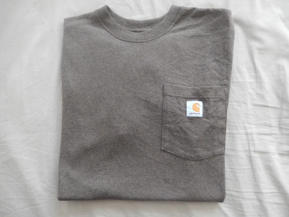 CARHARTT USA Tee-Shirt K87 Pocket Marron S - Photo 1/1