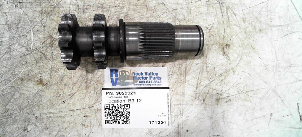 Holland Lx665 Shaft P/n 9829921 Gearbox Bearing Drive Motor for 