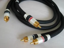 Monster Cable M Series PM M1000 MKII stereo audio RCA interconnect cable 1m