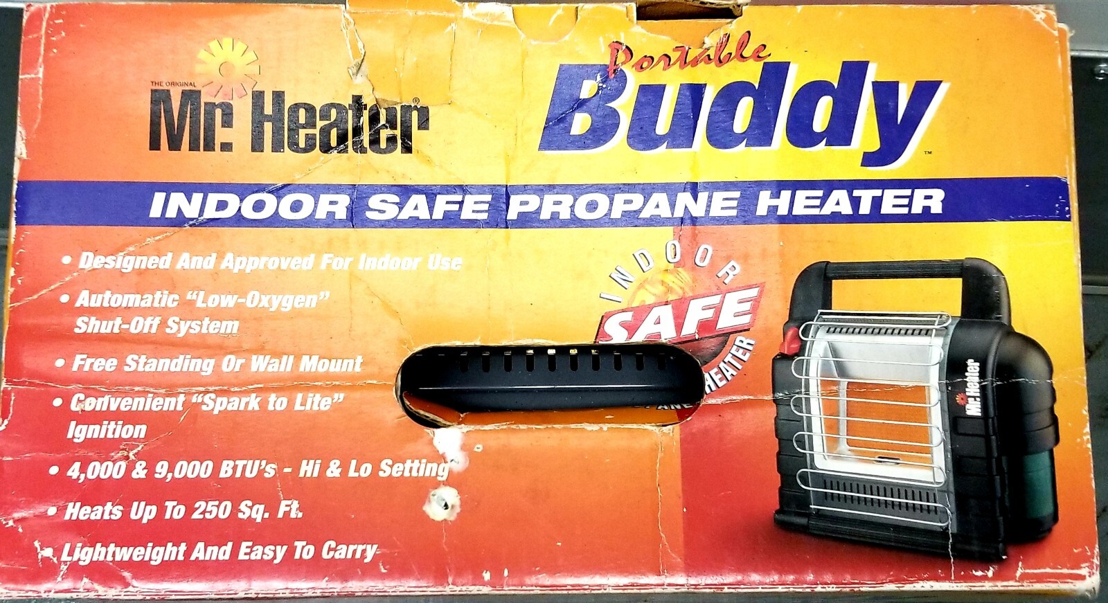BNIB Mr. Heater Portable Buddy Indoor Safe Propane Heater 4000-9000 BTU  MH9B 89301734951 | eBay