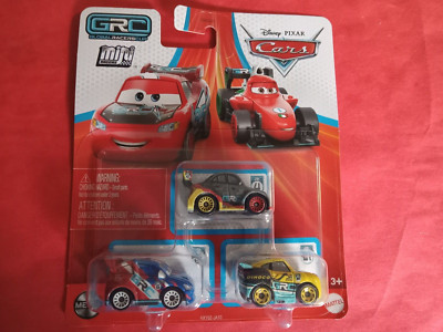 Disney Cars Mini Racers 2024 3 Pack GRC Cruz Ramirez GRC Max Schnell GRC Roule