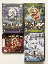Nancy Drew PC DVD-ROM Windows/Mac Lot Of 4 Games