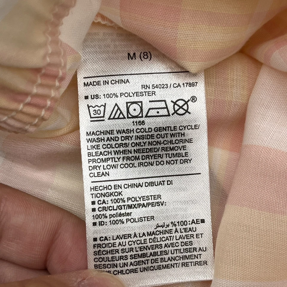 Pantalones Cortos Pijama A Cuadros Rosa Azul Marino Antiguo Niñas Talla Mediana NUEVO Foto 3 de 4