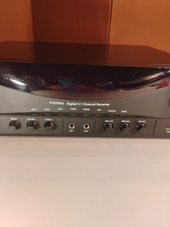 Pyle Home Digital 5.1 Channel Receiver PT570AU.  Tested/Working  - Image 3 of 4