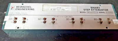 Weinschel AF-144-45-11  Binary Step Attenuator steps of 3, 6, 12, & 24 dB TESTED