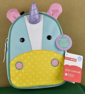 skip hop zoo lunchie insulated lunch bolsa