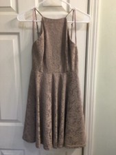 Windsor dress brown lace dress size small