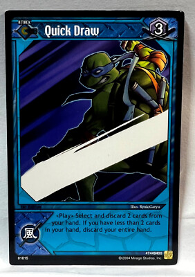 Teenage Mutant Ninja Turtles Quick Draw First Edition