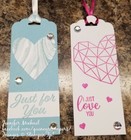 8 Stampin' Up! Tags Valentines, Halloween, Christmas, Have a Hoot, Modern Heart — photo 3