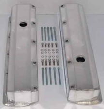 Oldsmobile V8 350 400 425 455 Fabricated Aluminum Valve Cover Set Polished