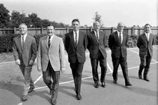 Liverpool manager Bill Shankly new team of backroom staff Bob Pais- Old Photo 1