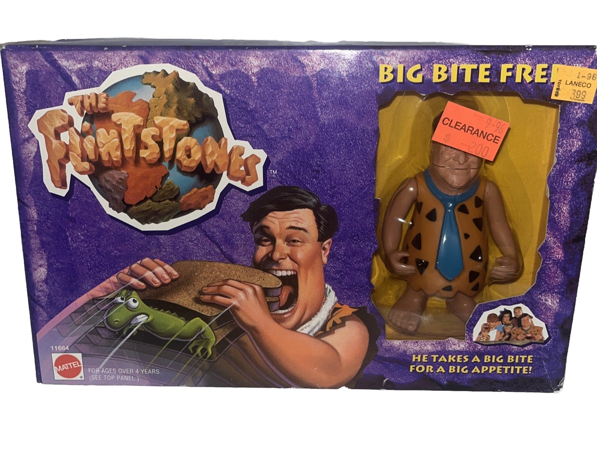 「フリントストーン」MATTEL社製アクションフィギュア５種（1993） Big Bite Fred The Flintstones 1993 Mattel Action Figure