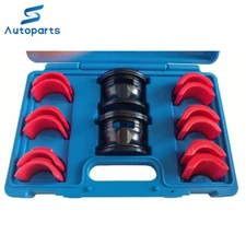 Motorcycle Bike Fork Seal Installer Driver Universal Tool Kit 35mm-50mm 14PCS 