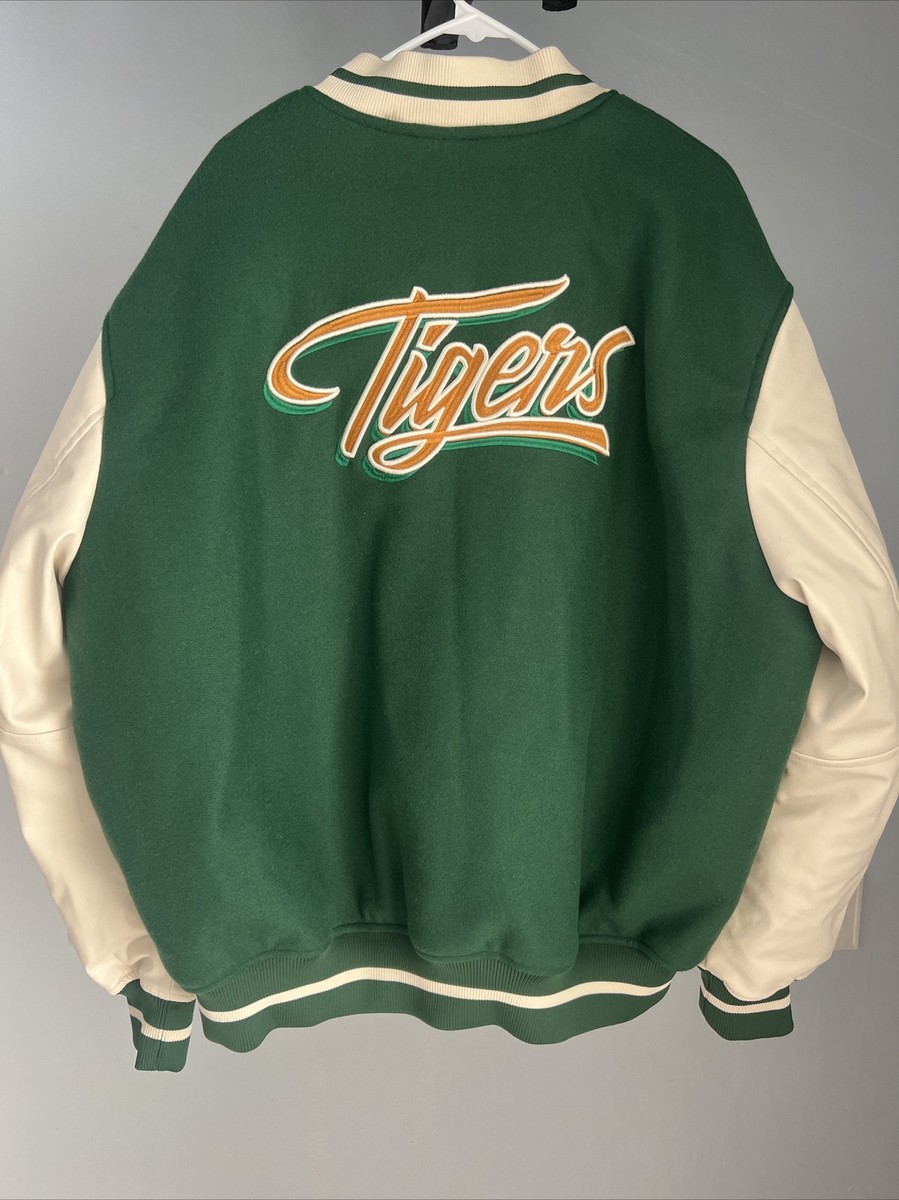 H&M x Stranger Things Hawkins Tigers Varsity Letterman Baseball