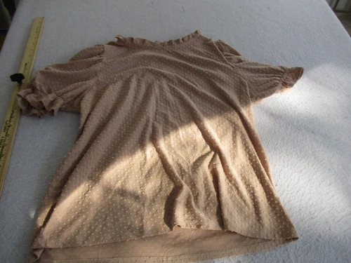 Gibson pink Blouse Sz M