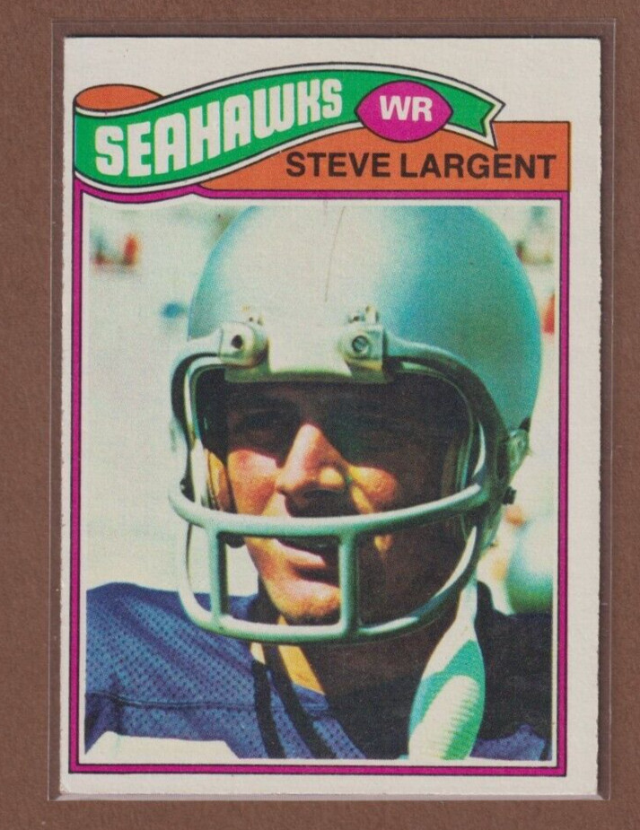 1977 Topps #177 Steve Largent Rookie - Seattle Seahawks - EX - 829 - 🔥🏈🔥
