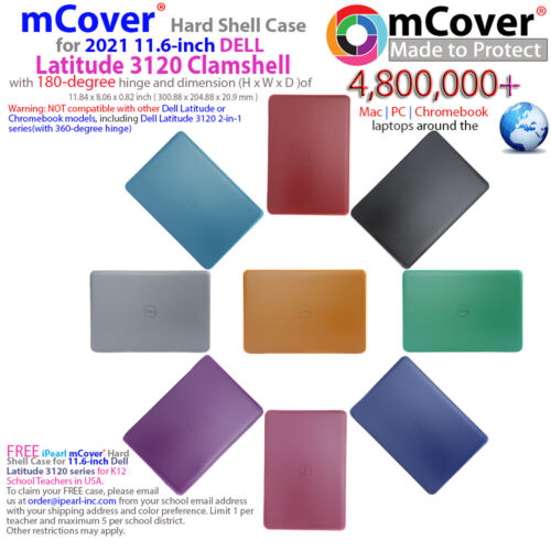 New Mcover Hard Shell Case For 21 11 6 Dell Latitude 31 Clamshell Laptop Ebay